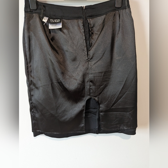 Tuzzi Black Triangle Print Skirt - Picture 4 of 7